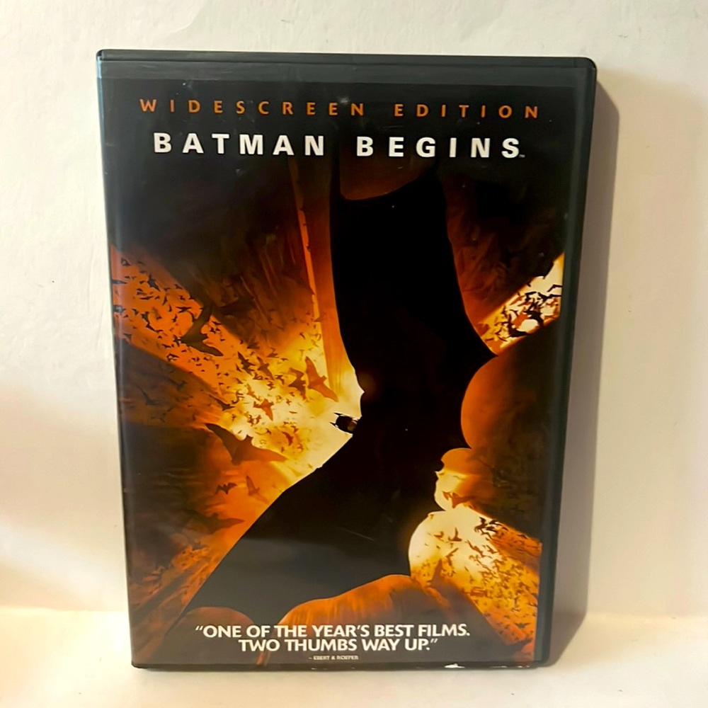 Batman Begins (DVD, 2005, Widescreen) Christian Bale